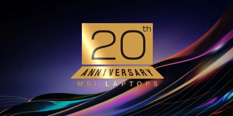msi laptop sektörü 20. yıl kutlama