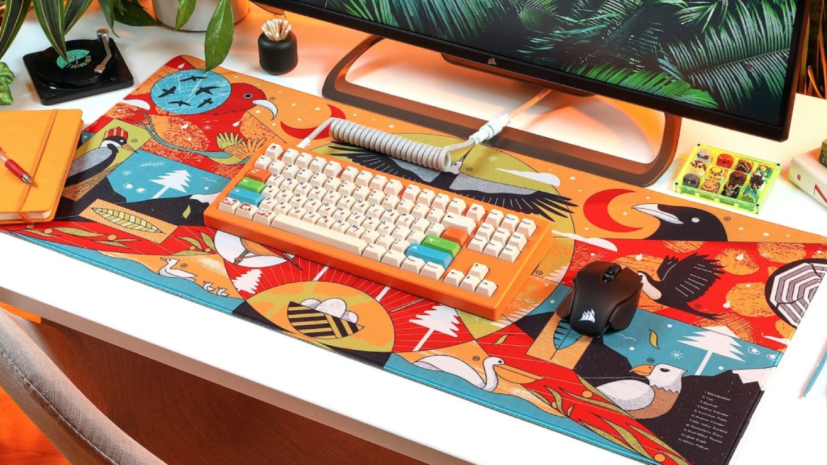 Drop + ArqKeebs DCD Bird Jungle Desk Mat