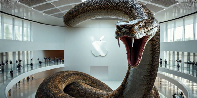 Dünya’da Bir {İLK}: Apple’da DEV Piton Yılanı Paniği!