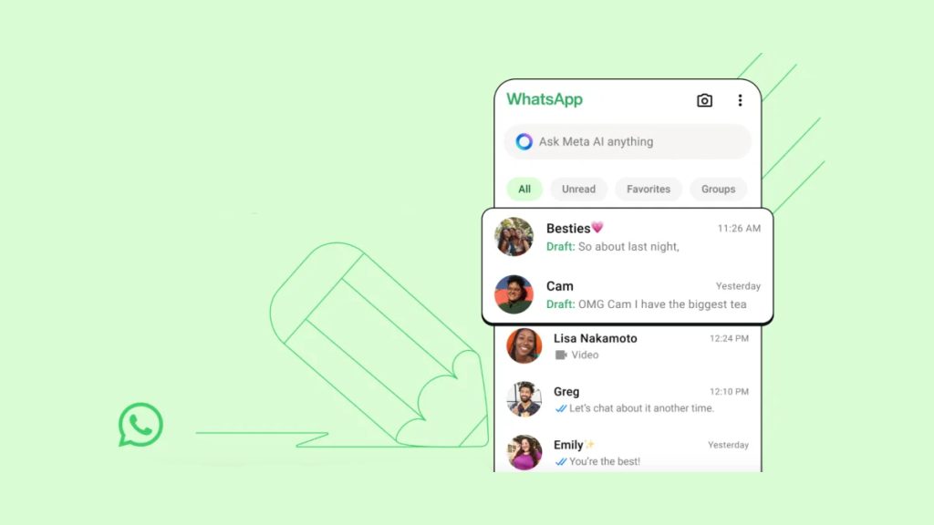 Taslak Özelliği Sonunda WhatsApp'a da Geldi