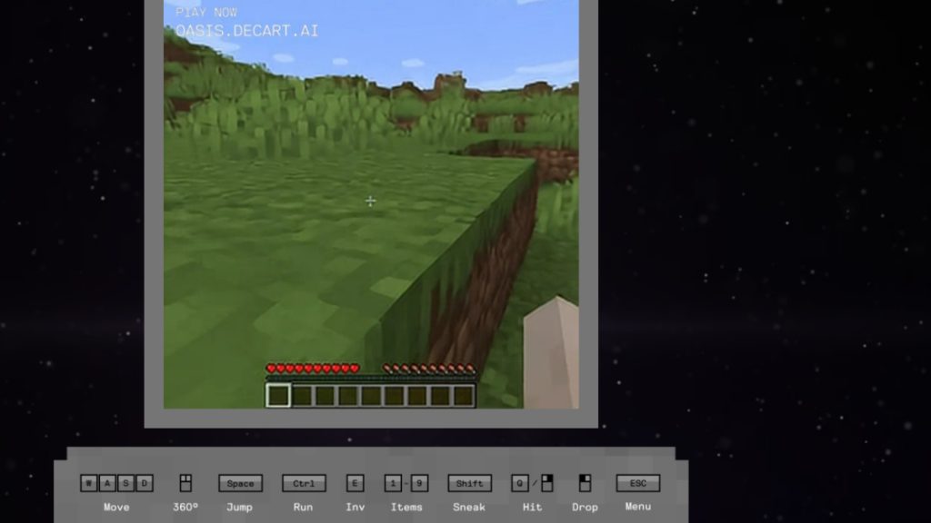 Yapay Zeka ile Oynanabilir Bir Minecraft Oyunu Yapıldı