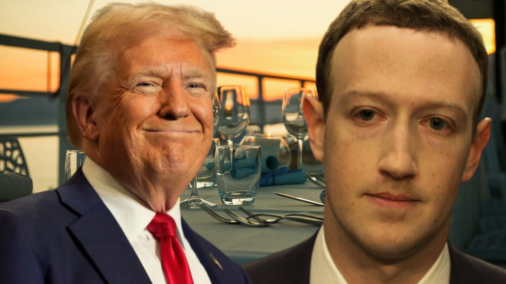 Mark Zuckerberg, Donald Trump ile Akşam Yemeğinde Görüştü