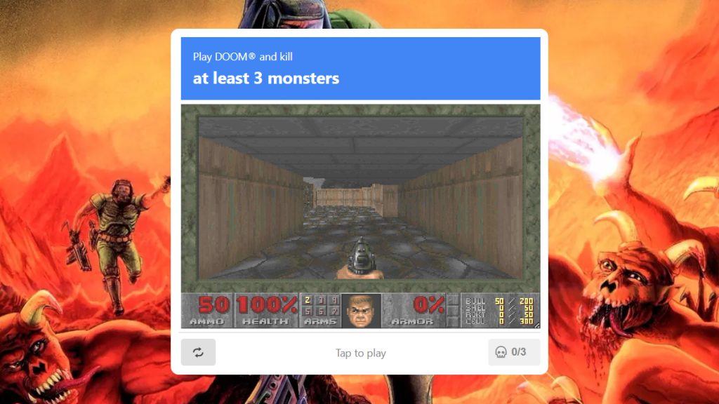 DOOM Oyununu İçeren CAPTCHA Geliştirildi