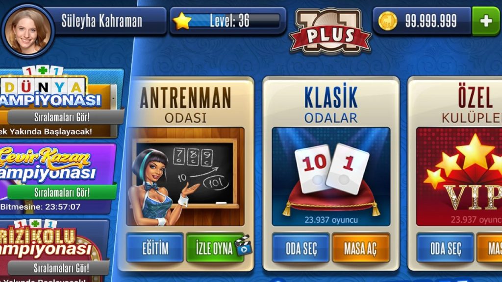 101 Okey Plus Arkadaş Ekleme