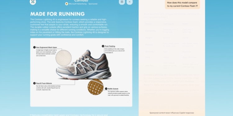 Microsoft Copilot'a Reklamlar Geliyor