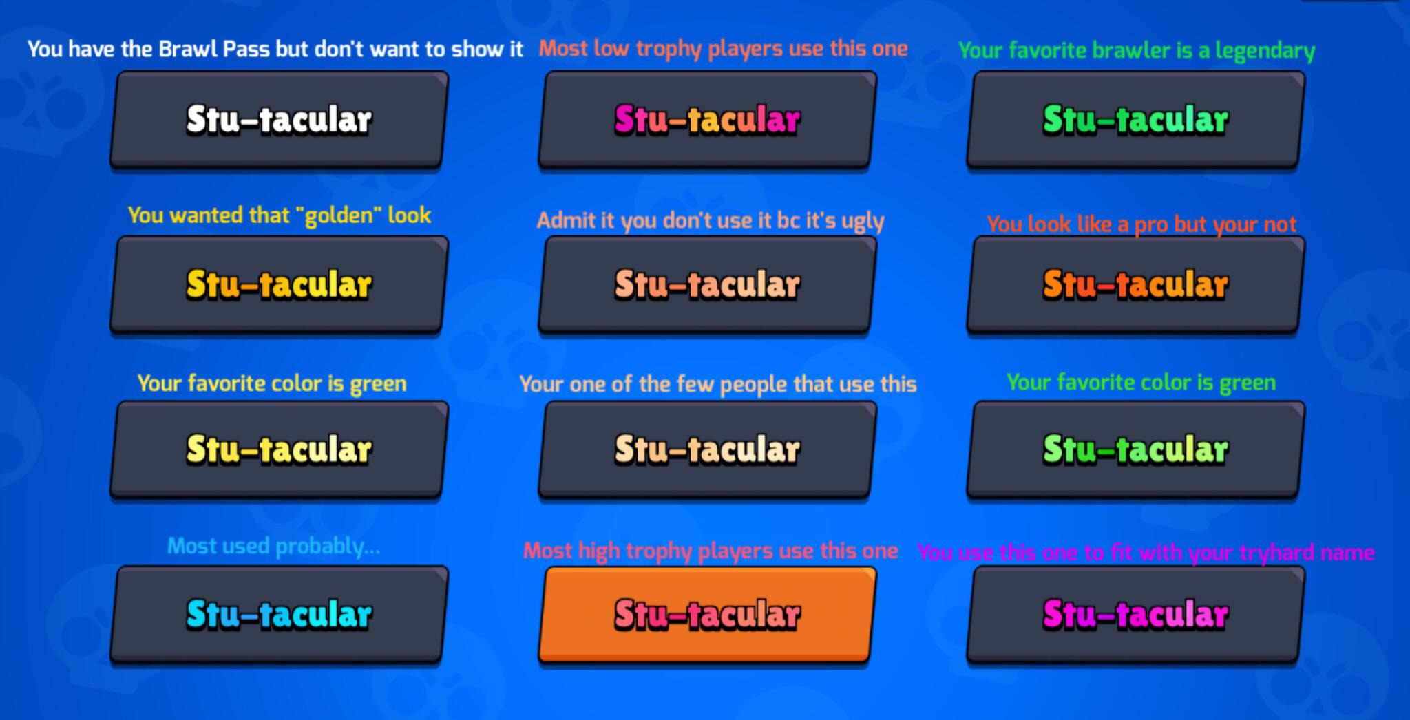 Brawl Stars Renk Kodları Neler?