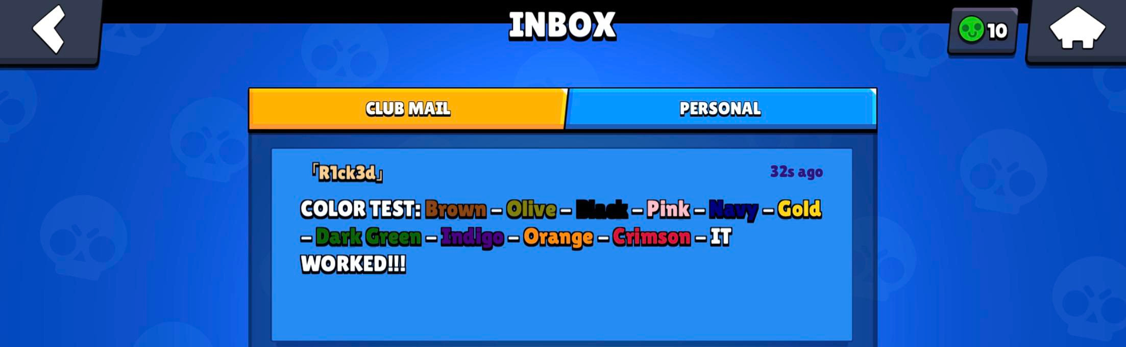 Brawl Stars Renk Kodları Neler?