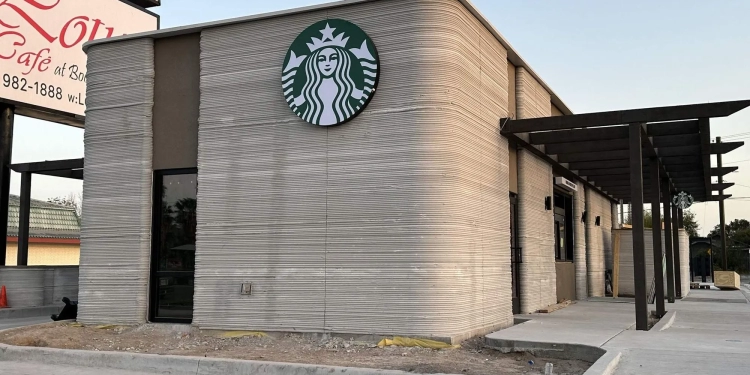 Starbucks 3D Baskıyla Yapılan İlk Şubesini Açıyor