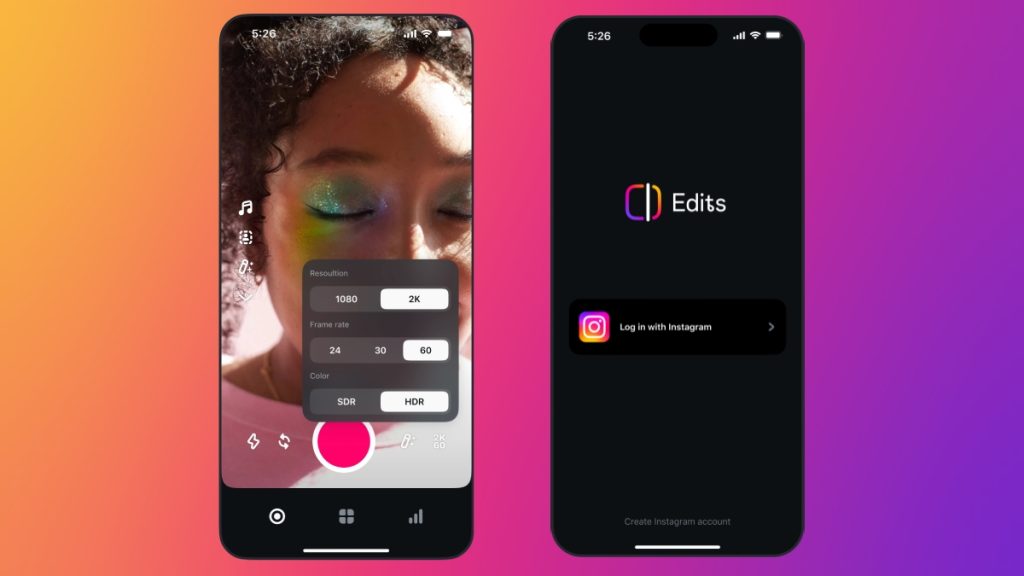 Instagram, CapCut Rakibi Edits'i Kullanıma Sundu