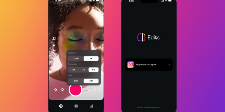 Instagram, CapCut Rakibi Edits'i Kullanıma Sundu