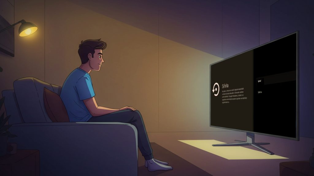 Vestel TV Fabrika Ayarlarına Döndürme