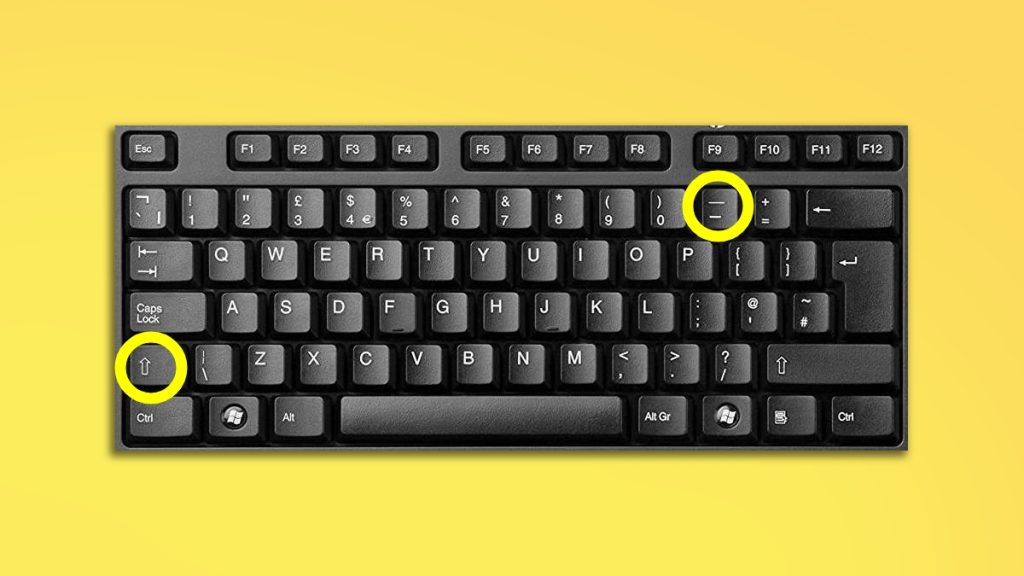 Alt Tire Işareti Nasıl Yapılır – MIQG