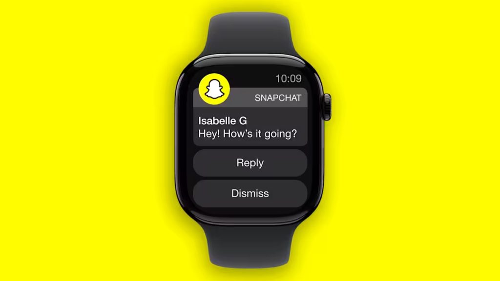 Snapchat, Apple Watch'a Geldi