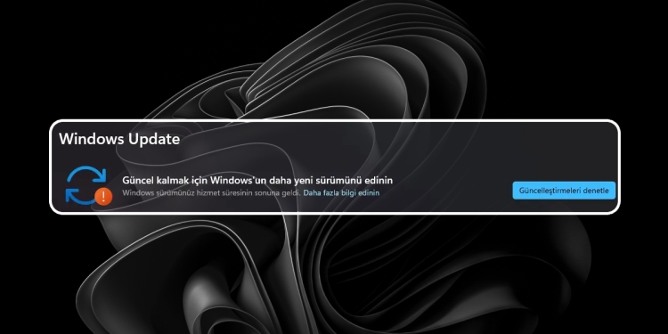 Windows Sürümünüz Hizmet Süresinin Sonuna Geldi (Çözüm)