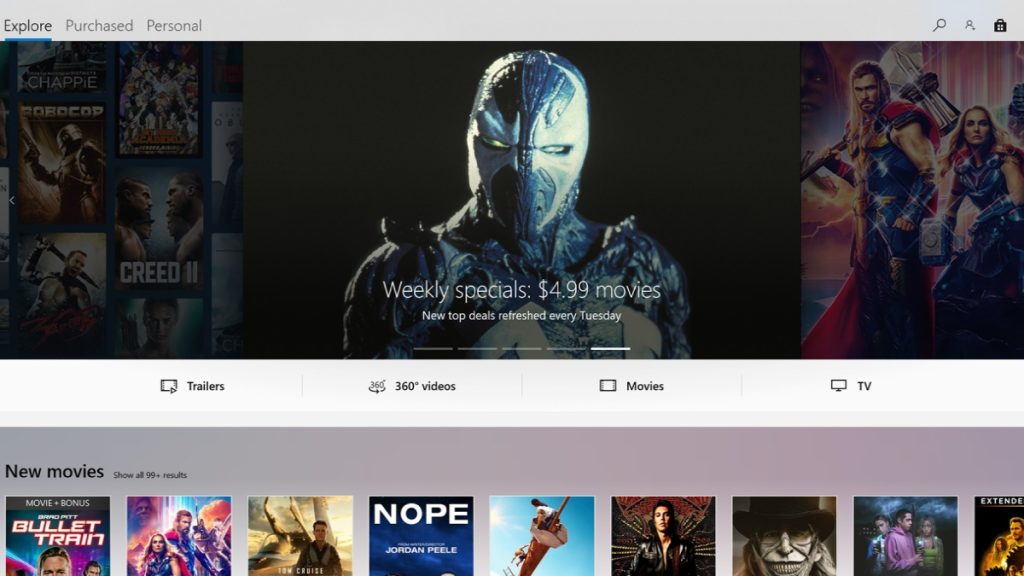 Microsoft Sessizce Filmler ve TV'nin Fişini Çekti
