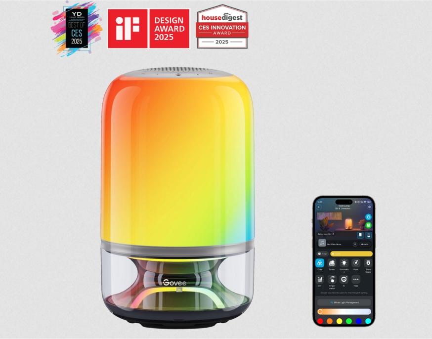 Govee Table Lamp 2 Pro x Sound