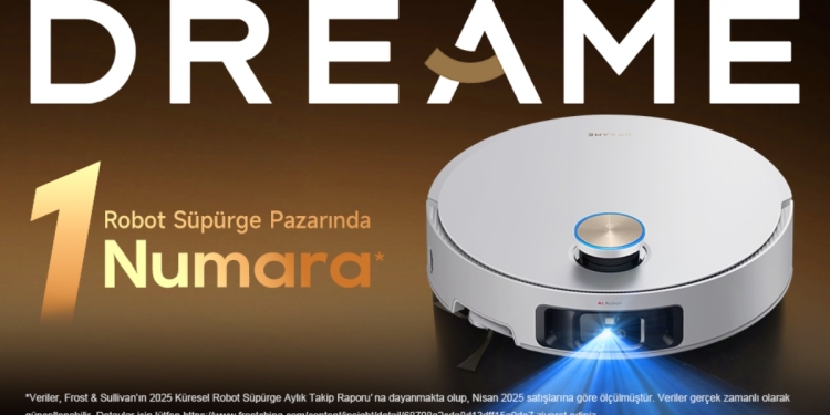 Dreame Technology, 18 Ülkede Robot Süpürge Pazarının Lideri