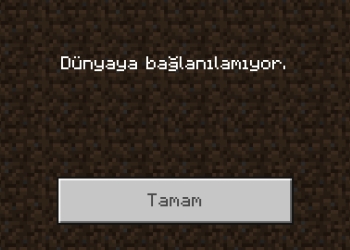 Minecraft Dünyaya Bağlanılamıyor, Nasıl Çözülür?
