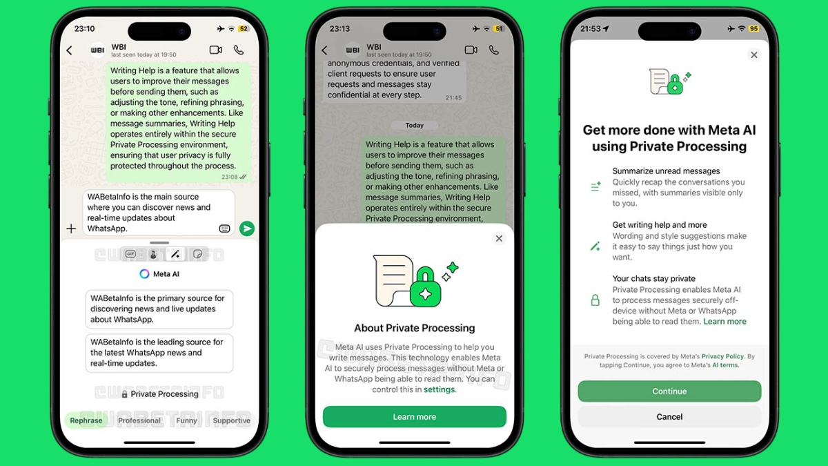 WhatsApp'ın Yapay Zeka Destekli Yazma Asistanı Aracı