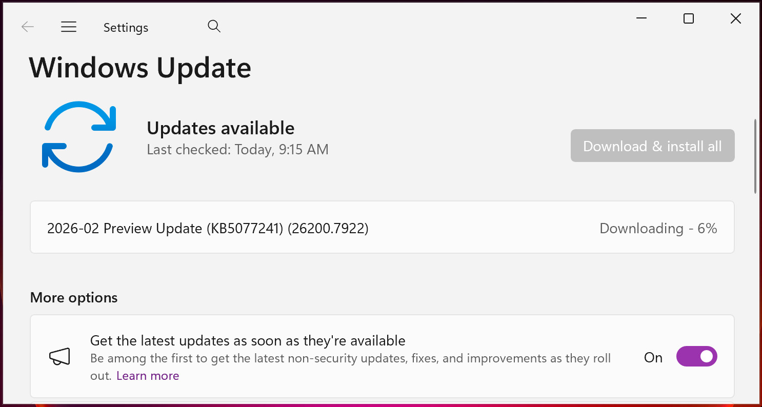 Windows 11 KB5077241 Güncellemesi Yayınlandı: İşte Yenilikler