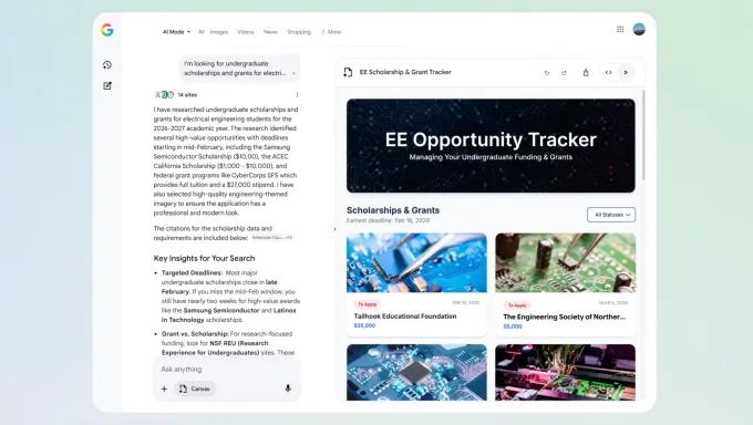 Google Arama’ya AI Destekli Workspace Özelliği Geldi