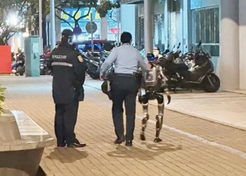 Çin’de İnsanları Korkutan Robota Polisler Müdahale Etti