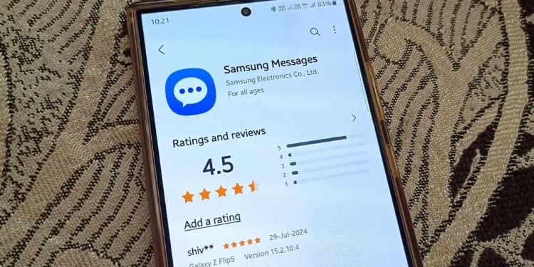 Samsung’un Mesajlar Uygulaması Rafa Kalkıyor