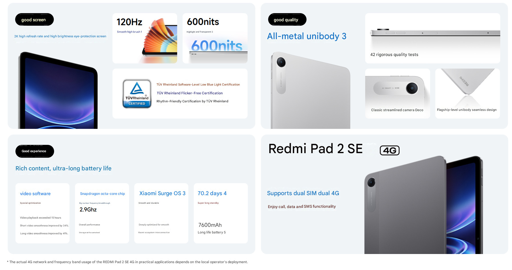Redmi Pad 2 SE Küresel Lansman Öncesi Satışta