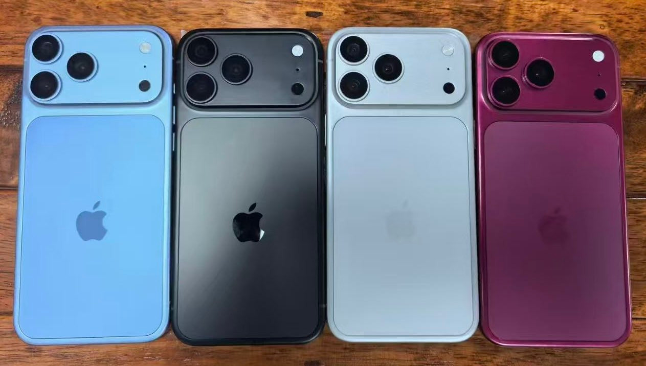 iPhone 18 Pro Dark Cherry ve Light Blue Renkleriyle Göründü