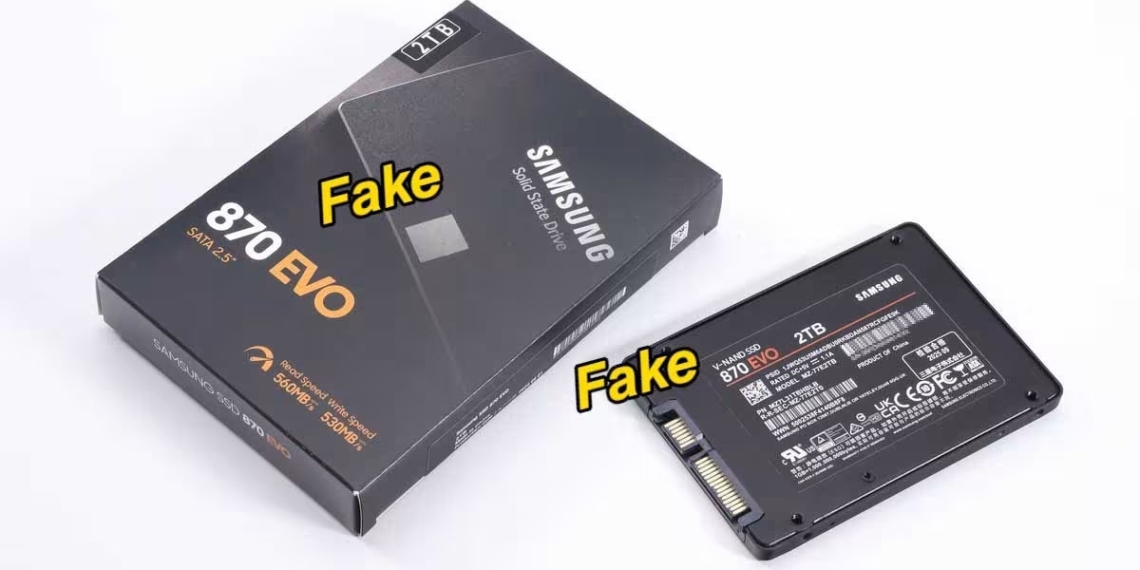 Sahte Samsung SSD'ler Piyasada Hızla Yayılmaya Başladı