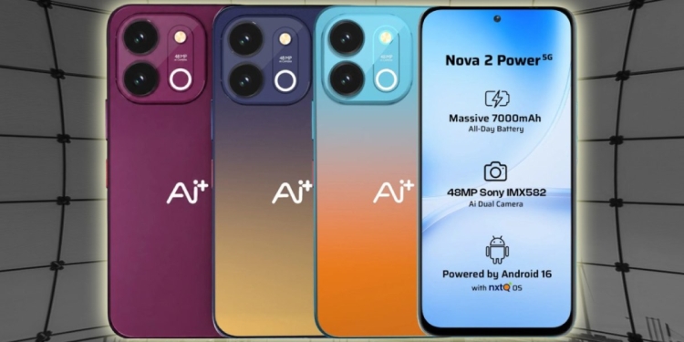Ai+ Nova 2 Power 5G Tanıtıldı! 7000 mAh Bataryası Var
