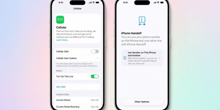 İki iPhone Arasında Numara Taşıma Özelliği Geliyor
